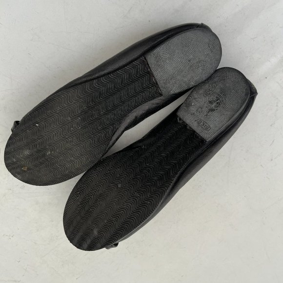 Tory Burch Black Eddie Bow Ballet Flats 9 - Picture 6 of 10